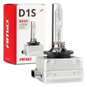 Ксеноновая лампа D1S Xenon HID, 35 Вт, 4300 К, 12 В, AMiO BASIC 02942