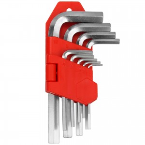 Seškanšu atslēgas, 1.5-10 mm, komplekts 9gab., M66433