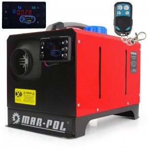 Dīzeļdegvielas sildītājs 12V / 230V, 8kW, pults, slēgta sadegšanas kamera, M80950