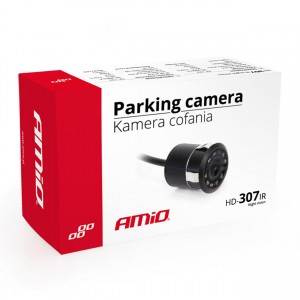 Камера заднего вида, парковочная, 720p, 50°, 12В, Infrared, Amio HD-307-IR, 02164