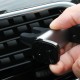 Автомобильный держатель для телефона на вентиляционную решетку Baseus, серебро SUGP-09