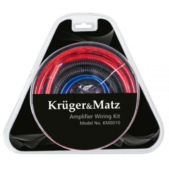 Auto audio pastiprinātāja vadu komplekts, 5m Kruger&Matz KM0010