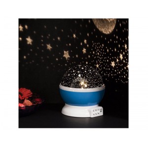 Zvaigžņu projektors un naktslampiņa, zils, KX7814_2