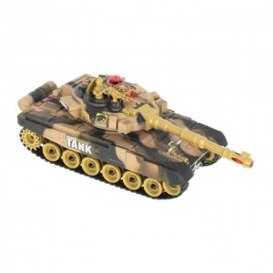 Radiovadāms tanks Big War Tank 9993, smilts krāsā, KX6036_1
