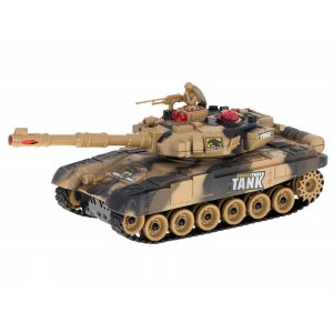 Радиоуправляемый танк, 43см, Big War Tank 9995, песочный цвет, KX8714_2