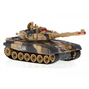 Radiovadāms tanks, 43cm, Big War Tank 9995, smilts krāsa, KX8714_2