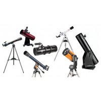Teleskopi, binokļi, mikroskopi