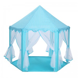 Bērnu telts 140 x 135cm, zila, B22K, 00006105