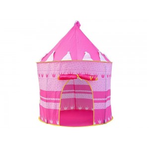 Bērnu telts Pils 135 x 105 cm, rozā, 18205