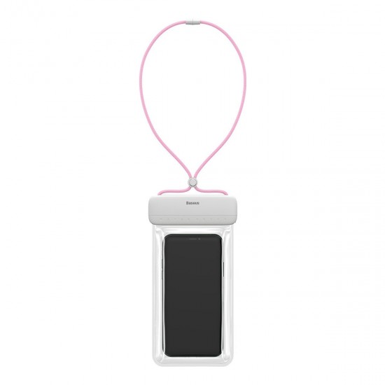 Ūdensizturīgs telefona maciņš, Baseus Let's Go, rozā, ACFSD-D24