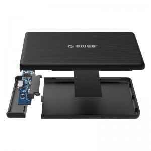 Корпус жесткого диска, SSD/HDD, 2,5'', USB 3.0, тип B, 5 Гбит/с, Orico 2578U3-BK-BP