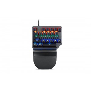 Spēļu tastatūra, LED RGB, mehāniskā OUTEMU Blue, Motospeed K27