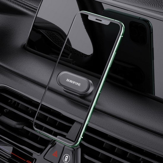 Автомобильный держатель для телефона, клейкий, с магнитом, Borofone BH29 Graceful, черный, UCH000762