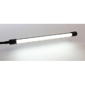 LED Galda lampa ar stiprinājuma klipsi, 3 gaismas režīmi, balta, ZD20B