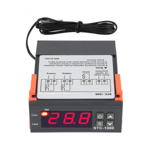 Регулятор температуры, термостат, -50/+110, 230В, 2500Вт, STC-1000, URZ4045