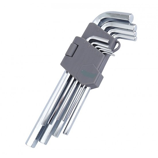 Комплект шестигранных ключей. 9 шт 1.5-10.0 MM