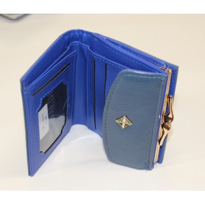 Женский кошелек, экокожа, Milano Design SF-1815 Blue
