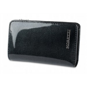 Женский кошелек, кожаный, Angela Moretti BF36 Black, черный