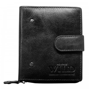 Кожаный мужской кошелек Always Wild N014L-VTK-N Черный