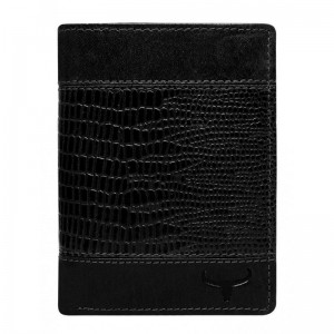 Кожаный кошелек BUFFALO N4-VTC Black