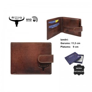 Мужской кожаный кошелек  Buffalo N1189L-HP Rust