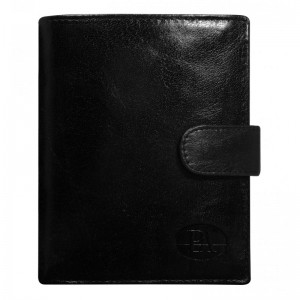 Мужское кожаный кошелек с RFID Pierre Andreus PW-011L-BTU Black