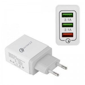 Адаптер USB QUICK CHARGER 2.1A