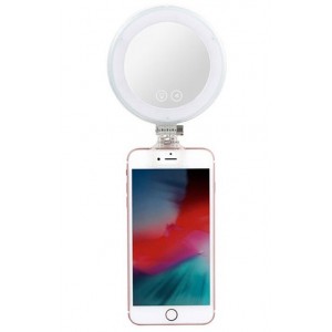 Selfie lampa ar spoguli Yongnuo YN08 LED lamp with selfie make-up mirror