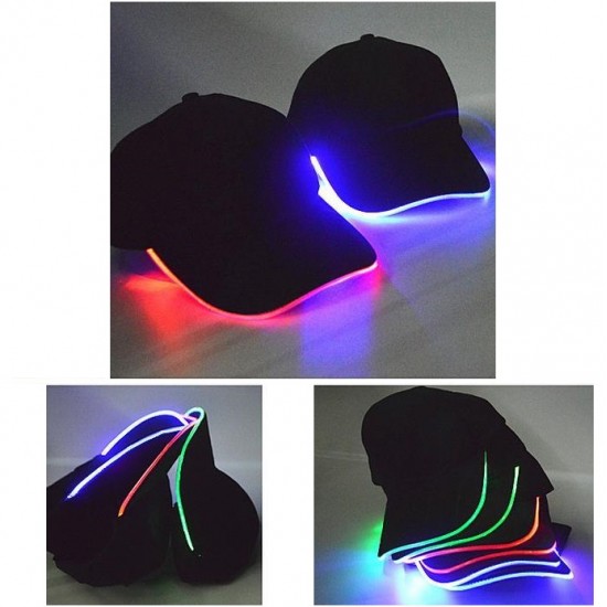 Beisbola cepure ar LED apgaismojumu