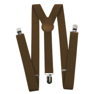 Подтяжки M-XL, коричневые