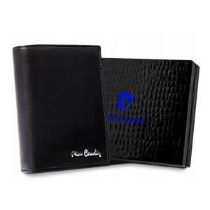 Кошелек мужской кожаный, RFID, Pierre Cardin 326 TILAK06, черный