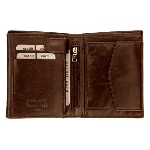 Vīriešu naudas maks, āda, RFID, Pierre Cardin 326-CMP, Nero