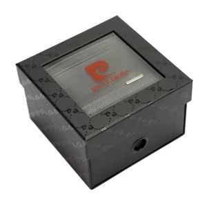 Мужской кожаный кошелек, ремень, подарочный набор, Pierre Cardin Parure 8806 GG14, черный