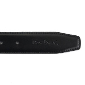 Ремень мужской кожаный, 135см, Pierre Cardin FWJX5 DOUBLE, черный, синий