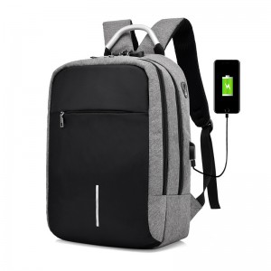 Ūdensizturīga soma ar USB, melns, pelēks, K403E