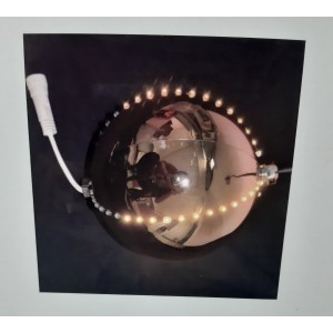 Рождественский светодиодный  шар 12" 4 W Gold