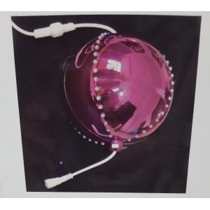 Рождественский светодиодный  шар 12" 4 W Pink