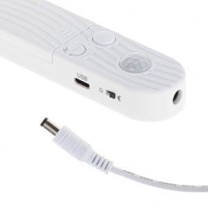 Светодиодная лента с датчиком движения и таймером, 2м, USB, 4 x AAA, холодный белый, KX4942_1