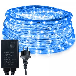 Светодиодная лента, гирлянда, 20м, водонепроницаемая IP44, 240 светодиодов, синяя, E12B3