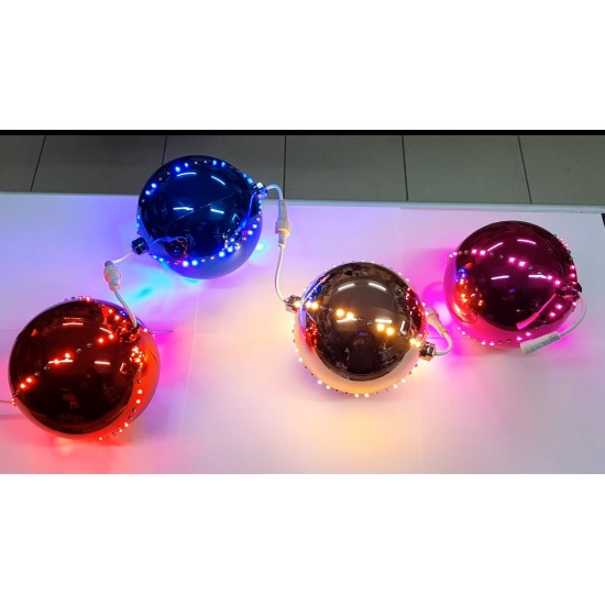 Ziemassvētku LED bumba 12 "4 W Pink