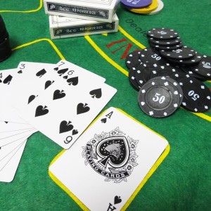 Pokers, komplekts 500 žetoni DUO, B10C