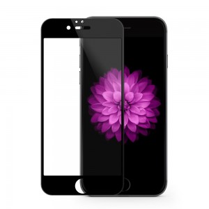 3D Края Полного размера Премиум защитное стекло для Apple iPhone 6 / 6S (4.7inch) Черная рамка