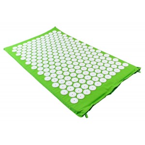 Массажный коврик (Акупрессура), 73 x 44 x 2 см, зеленый, AG438