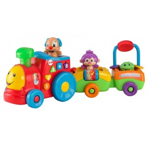 Fisher-Price Развивающая игрушка Паровозик для детей (распродажа)