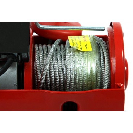 Электротельфер, лебедка с дистанционным управлением 500 / 999 кг, 1300 Вт, 230 В, YT-500/999, M80793