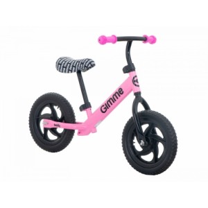Детский беговел, колеса EVA 11", легкая рама, 3+, Gimme B66002, розовый