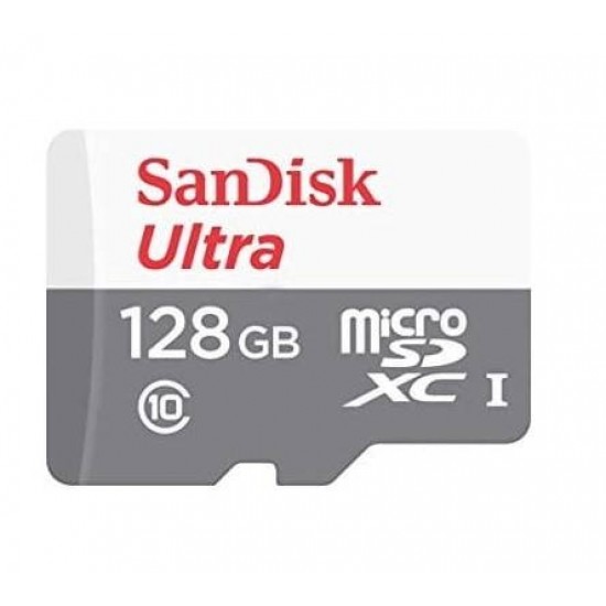 Atmiņas karte SanDisk Ultra Android microSDXC 128GB 100MB/s Class 10 UHS-I (SDSQUNR-128G-GN6MN)
