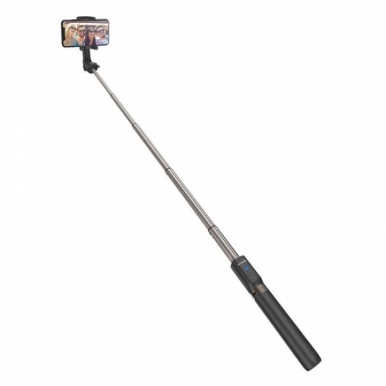 Tripods, pašbilžu kāts ar pulti, 3 in 1, BlitzWolf BW-BS4 Selfie Stick, melns