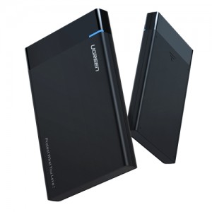 HDD / SSD korpuss 2.5" External HDD/SSD enclosure UGREEN US221, SATA 3.0, USB-C, 50cm (black)