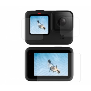 Aizsargstikls GoPro Hero 9 / Hero 10 / Hero 11 / Hero 12, ekrāns, objektīvs, Telesin GP-FLM-901, 6972860171357